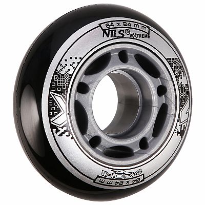 KOLEČKA NILS EXTREME PU 64x24 ČERNÉ (4KS)