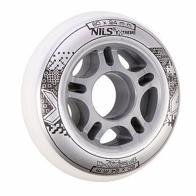 KOLEČKA NILS EXTREME PU 80x24 BÍLÉ (4KS)